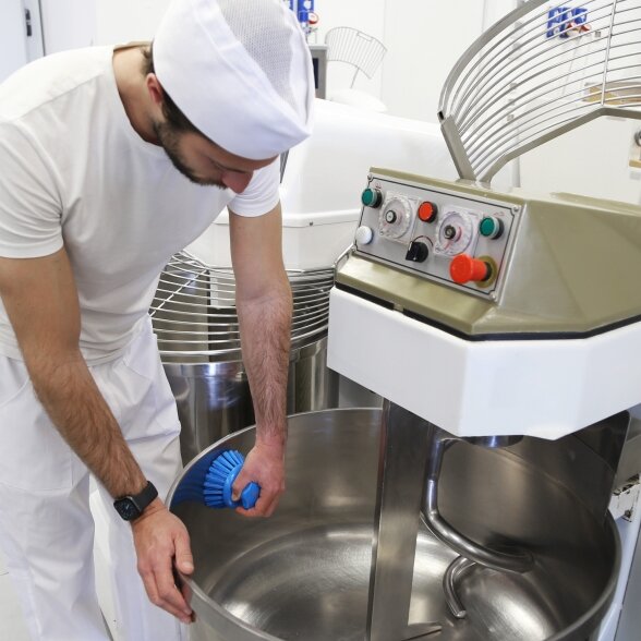 Apvalus šepetys Igeax Hygiene / mėlynas / vidutinio kietumo šeriais 3 Apvalus šepetys Igeax Hygiene / mėlynas / vidutinio kietumo šeriais 3