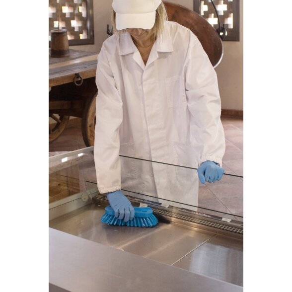 Didelis ergonomiškas šepetys Igeax Hygiene / mėlynas / vidutinio kietumo šeriais 3 Didelis ergonomiškas šepetys Igeax Hygiene / mėlynas / vidutinio kietumo šeriais 3