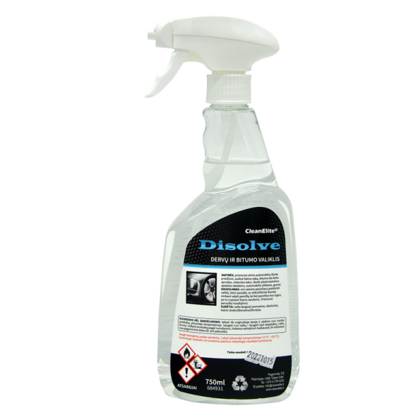 Bitumo apnašų valiklis DISSOLVE, 750 ml Bitumo apnašų valiklis DISSOLVE, 750 ml