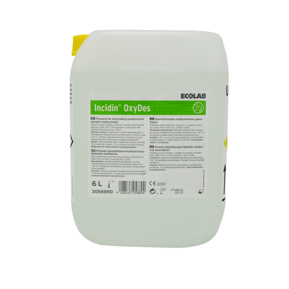 Dezinfekavimo priemonė INCIDIN OXYDES, 6 L Dezinfekavimo priemonė INCIDIN OXYDES, 6 L