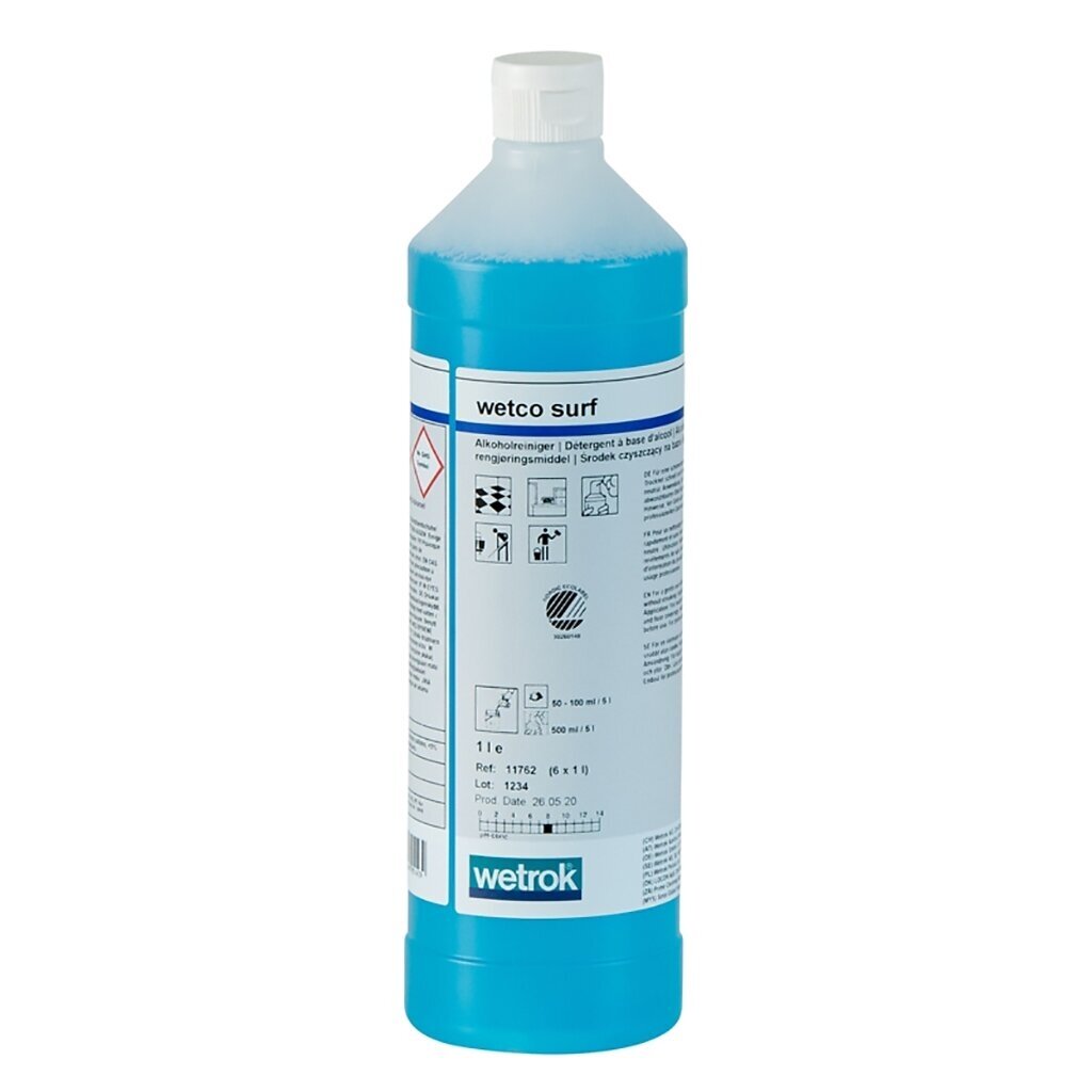 Ekologiška universali paviršių valymo priemonė WETCO SURF, 1 L