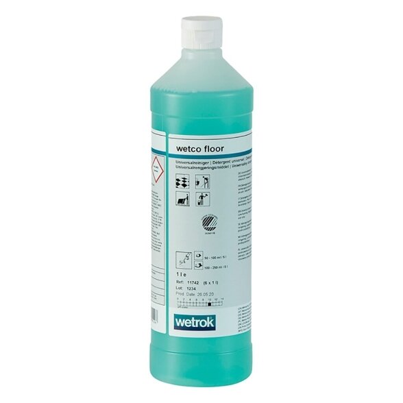 Ekologiška grindų plovimo priemonė WETCO FLOOR, 1 L Ekologiška grindų plovimo priemonė WETCO FLOOR, 1 L