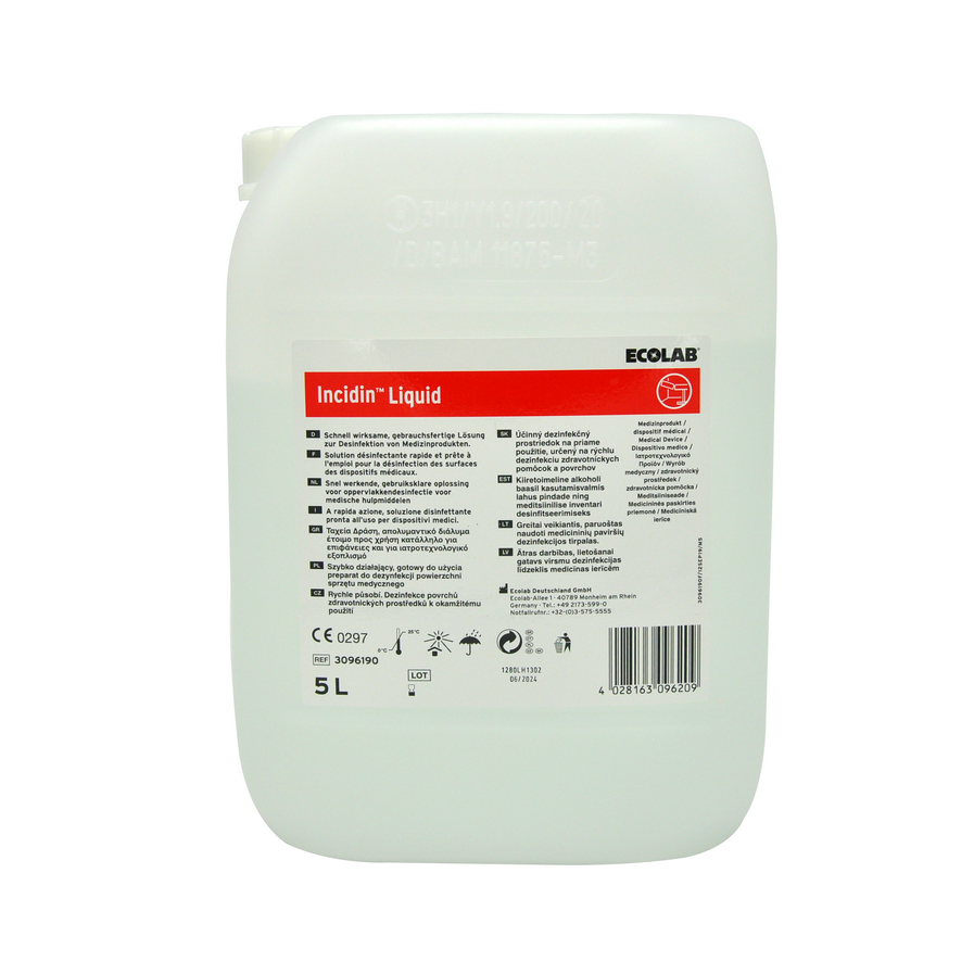 INCIDIN LIQUID, 5 L - Dezinfekavimo priemonė INCIDIN LIQUID, 5 L - Dezinfekavimo priemonė