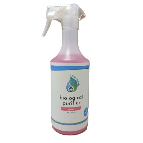 Kvapų naikinimo ir oro gaivinimo priemonė su enzimais Biological Purifier Sweet, 750 ml