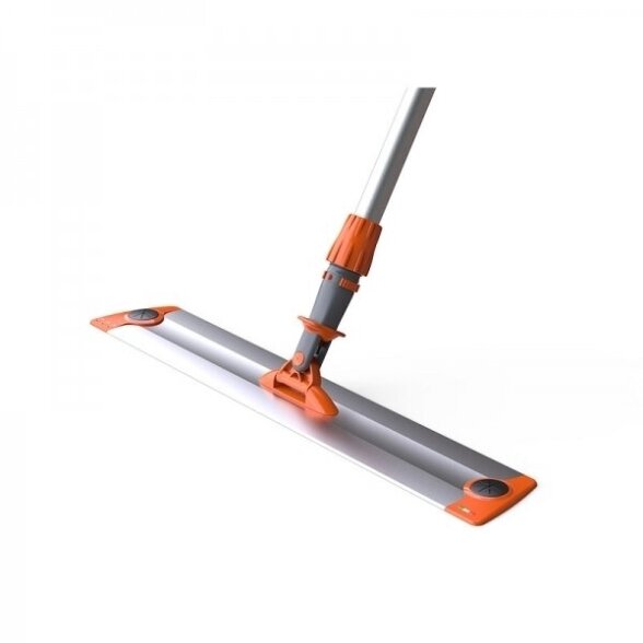 Laikiklis grindų šluostėms su velcro TWT VOLO L, aliuminio, 40cm Laikiklis grindų šluostėms su velcro TWT VOLO L, aliuminio, 40cm