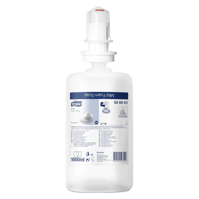 Muilas putomis Tork Mild Foam Soap Premium S4, 1000ml
