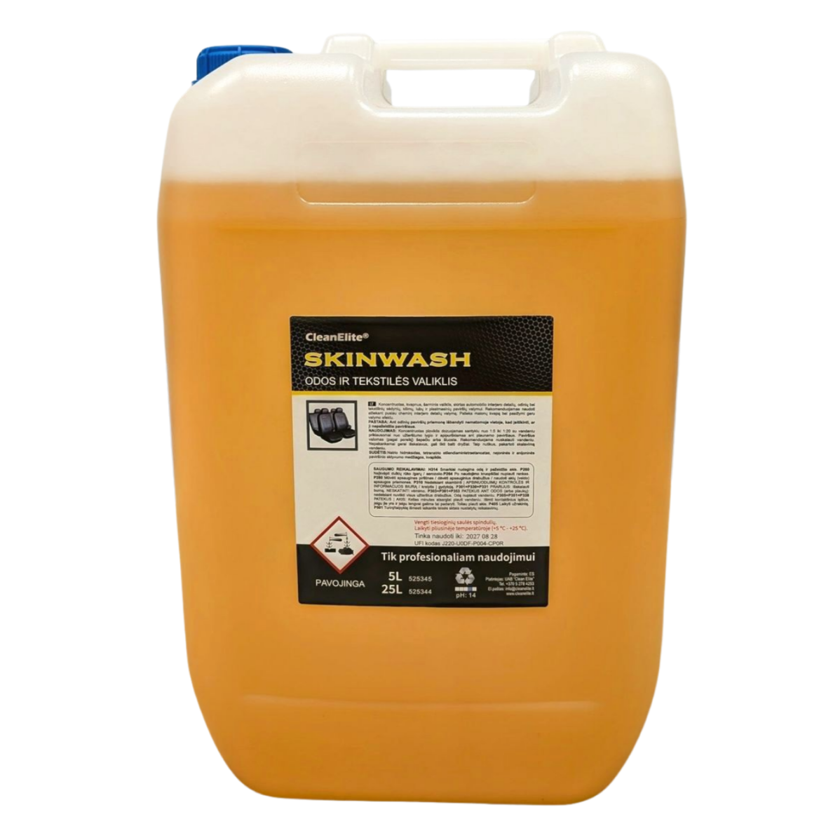 Odos ir tekstilės valiklis SKINWASH, 25 L Odos ir tekstilės valiklis SKINWASH, 25 L