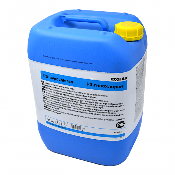 Paviršių dezinfekavimo priemonė P3-HYPOCHLORAN, 23 kg Paviršių dezinfekavimo priemonė P3-HYPOCHLORAN, 23 kg