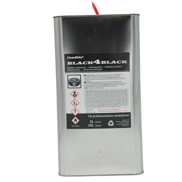 Padangų juodintojas BLACK4BLACK, 5 L Padangų juodintojas BLACK4BLACK, 5 L