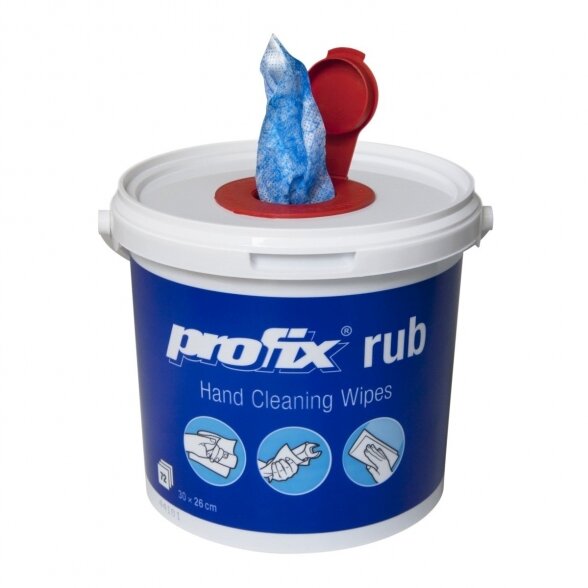 Pašluostės neaustinės medžiagos PROFIX RUB su abrazyvais, impregnuotos Pašluostės neaustinės medžiagos PROFIX RUB su abrazyvais, impregnuotos