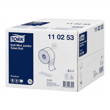 Popierius tualetinis ritiniais Tork Soft Mini Jumbo Premium T2, 2sl.