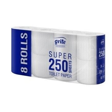 Buitinis tualet. popier. GRITE super mini 250 (27,5m x 8 rit) Buitinis tualet. popier. GRITE super mini 250 (27,5m x 8 rit)