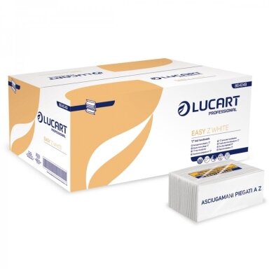 Popierius rankoms lapeliais Lucart Easy Z White Popierius rankoms lapeliais Lucart Easy Z White
