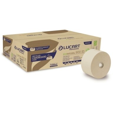Popierius tualetinis autocut Lucart Econatural 900ID Cardboard Core