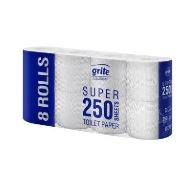 Buitinis tualet. popier. GRITE super mini 250 (27,5m x 8 rit)