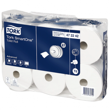 Popierius tualetinis ritiniais Tork SmartOne Advanced T8, 2sl.