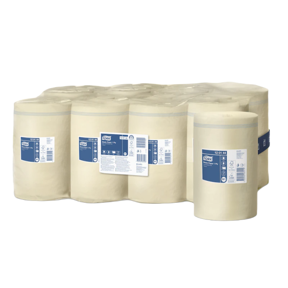 Popierius rankoms ritiniais Tork Basic Yellow M1, 1sl. Popierius rankoms ritiniais Tork Basic Yellow M1, 1sl.