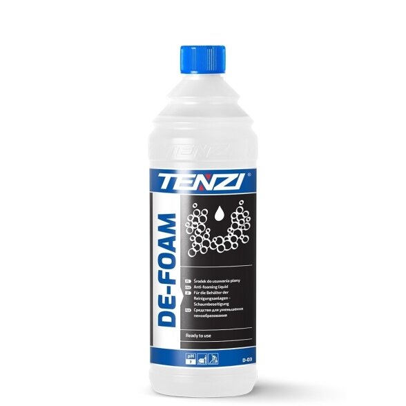 Priemonė putų nusodinimui De Foam, 1 L Priemonė putų nusodinimui De Foam, 1 L