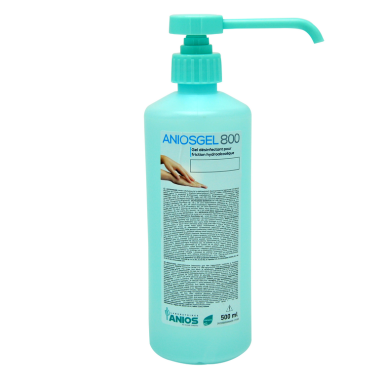 Rankų dezinfekavimo gelis su dozavimo pompute ANIOSGEL 800, 500 ml