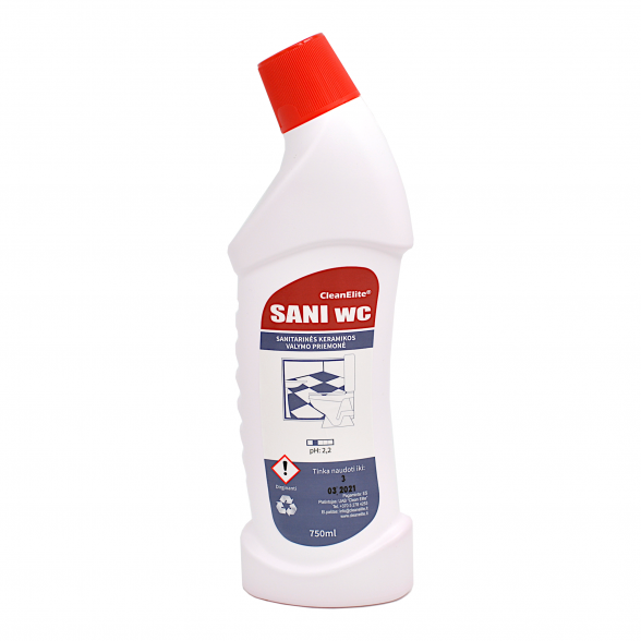 Tualetų ploviklis Sani WC, 750 ml Tualetų ploviklis Sani WC, 750 ml