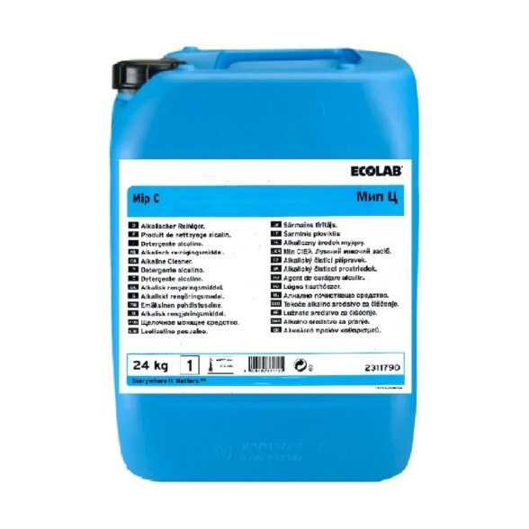 Šarminė plovimo priemonė maisto pramonei P3-MIP C, 24 kg Šarminė plovimo priemonė maisto pramonei P3-MIP C, 24 kg