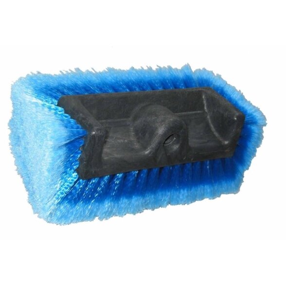 Šepetys mėlynas automobilio plovimui-Bi-Level Quadro brush 25cm . Šepetys mėlynas automobilio plovimui-Bi-Level Quadro brush 25cm .