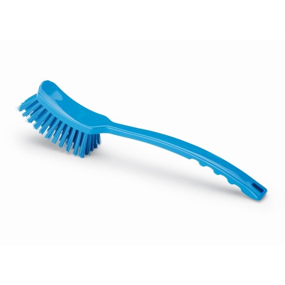 Šepetys su ilga rankena Igeax Hygiene / mėlynas / vidutinio kietumo šeriais Šepetys su ilga rankena Igeax Hygiene / mėlynas / vidutinio kietumo šeriais
