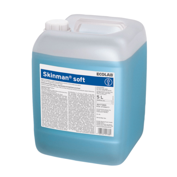 Rankų dezinfekavimo priemonė SKINMAN SOFT PROTECT, 5 L Rankų dezinfekavimo priemonė SKINMAN SOFT PROTECT, 5 L