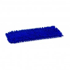 Grindų mikropluošto šluostė CHENILE  su kišenėmis, Mėlyna, 50 cm