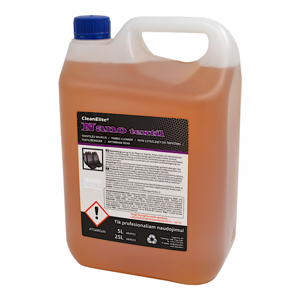 Tekstilės ploviklis Nano Textil, 5 L Tekstilės ploviklis Nano Textil, 5 L