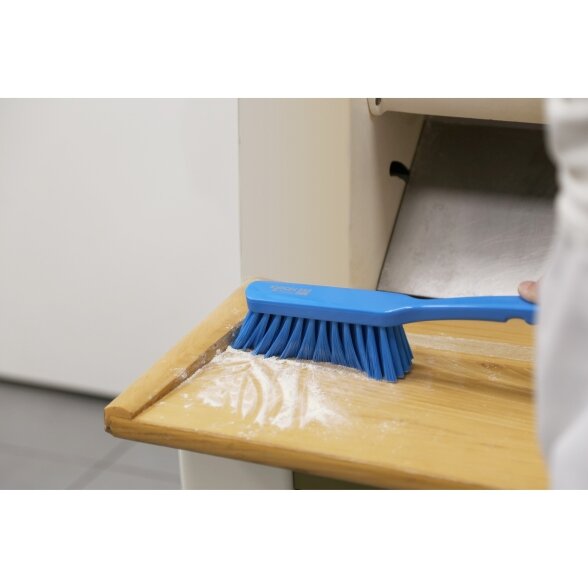 Vidutinio dydžio šepetys su rankena Igeax Hygiene / mėlynas / vidutinio kietumo šeriais 3 Vidutinio dydžio šepetys su rankena Igeax Hygiene / mėlynas / vidutinio kietumo šeriais 3